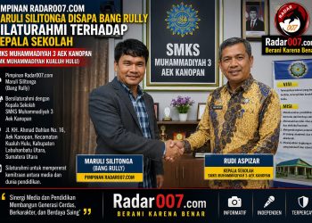 Silaturahmi Bang Rully dan Kepala SMKS Muhammadiyah 3 Aek Kanopan, Bangun Kolaborasi Media dan Pendidikan