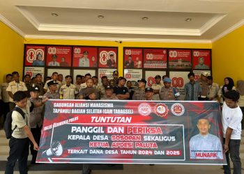 Mahasiswa Paluta Tuntut Pemeriksaan Khusus Kepala Desa Sosopan atas Penggunaan Dana Desa 2024–2025