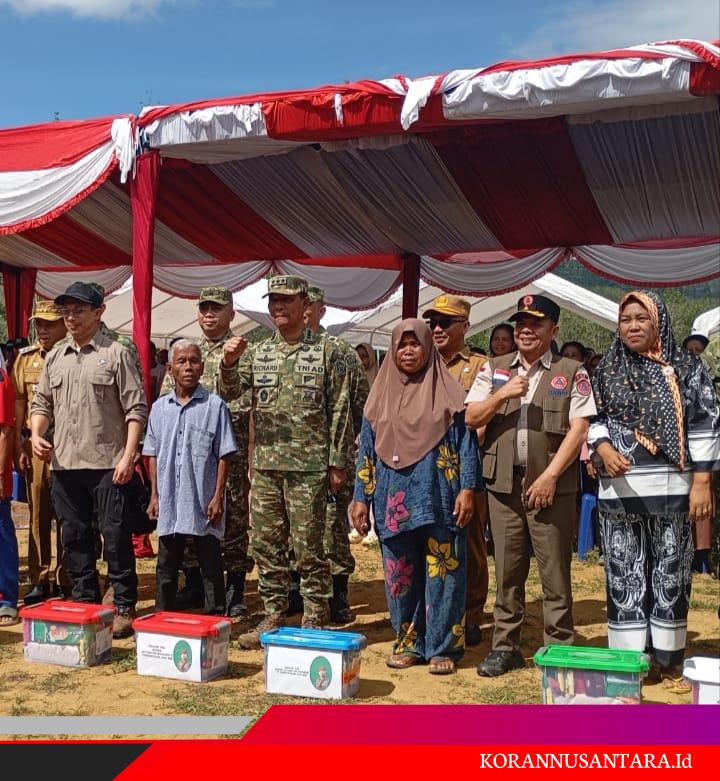 Wakasatgas PRR Tinjau Hunian Korban Banjir di Tapsel, 214 KK Segera Menempati