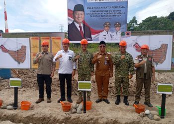 Letjen TNI Richard Tampubolon Targetkan 1.133 Rumah Permanen Groundbreaking Huntap Korban Banjir