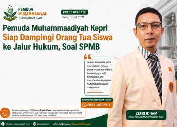 Soal SPMB, Pemuda Muhammadiyah Kepri Siap Dampingi Orang Tua Siswa ke Jalur Hukum