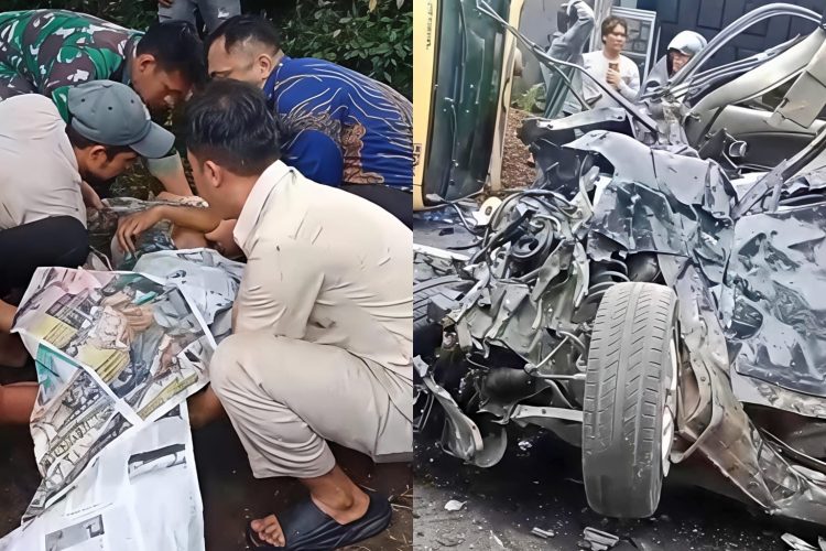 Kecelakaan Beruntun Libatkan Tujuh Mobil Satu Tewas di Sibolangit