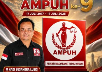 AMPUH Genap 9 Tahun, M. Hadi Susandra Lubis: Perjuangan Mengawal Keadilan Tidak Akan Pernah Berhenti