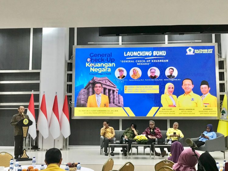 Balitbang Partai Golkar Luncurkan Buku General Check-Up Keuangan Negara
