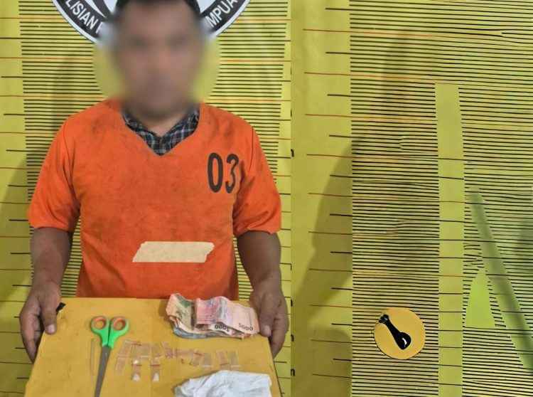 Satresnarkoba Polres Padangsidimpuan Tangkap Residivis Narkoba, Dua Paket Sabu Disita