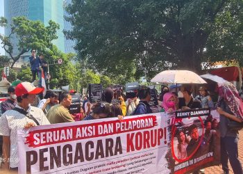 GPAK Gelar Aksi di KPK, Serahkan Laporan Dugaan Praktik Pengacara Korup