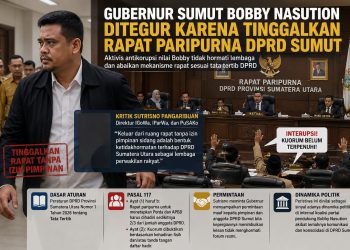 Interupsi di Rapat Paripurna DPRD Sumut, Sutrisno Pangaribuan Kritik Bobby Nasution Tinggalkan Ruang Sidang