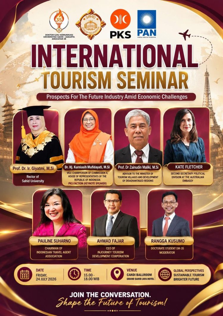 Program Doktoral Ilmu Komunikasi Universitas Sahid, Pengabdian Kepada Masyarakat Dalam Mendorong Perkuatan Ekonomi Negara Melalui Pariwisata
