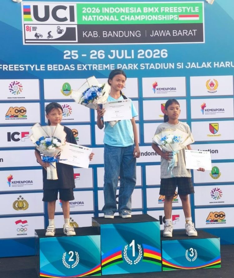 Kejurnas BMX Freestyle 2026 Di Soreang Bandung, Atlet Kota Bekasi Raih 2 Emas dan 2 Perak