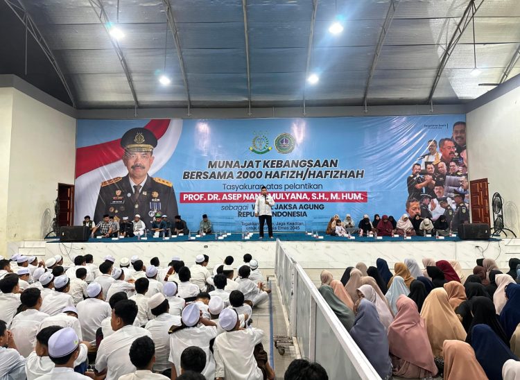 2.000 Hafiz-Hafizah PTAC Labura Gelar Munajat Akbar, Doakan Wakil Jaksa Agung RI Prof. Asep Nana Mulyana