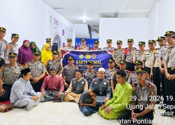 Siswa SIP Dik Reg 56 Setukpa Lemdiklat Polri asal Polda Kalbar Gelar Bhakti Sosial di Yayasan Sahabat Tuna Netra Khatulistiwa