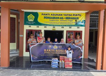 Resimen Parakrama Pradhana Siswa SIP Berbagi Bansos Sasar Panti Asuhan