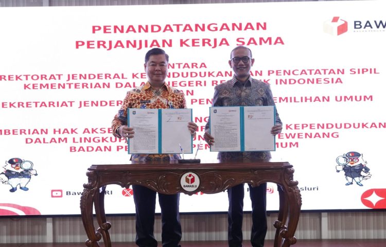 Dukcapil dan Bawaslu Perkuat Kerja Sama Pemanfaatan Data Kependudukan untuk Pengawasan Pemilu
