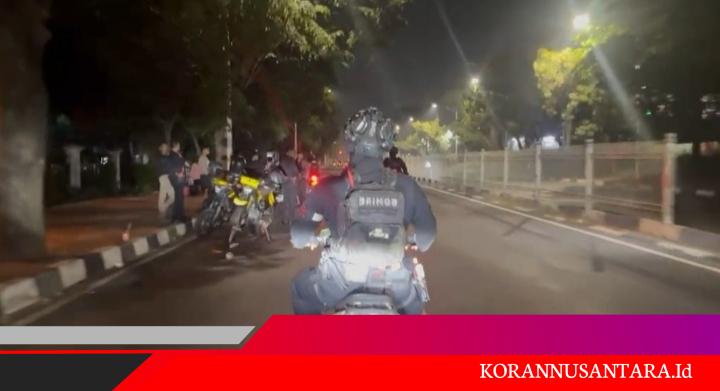 Brimob Polda Metro Jaya Bubarkan Balap Liar di Cipayung, Satu Motor Diamankan