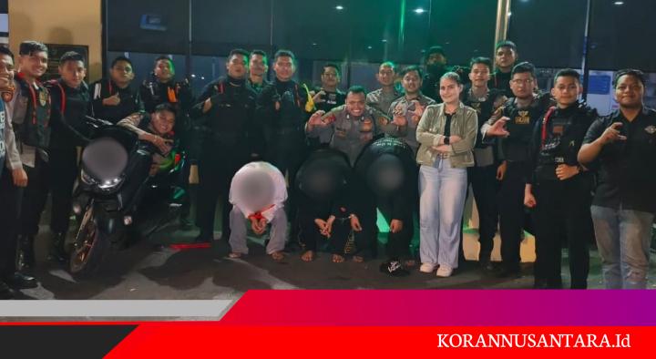 Patroli di Jakarta Utara, Brimob Amankan Enam Pemuda dalam Dua Penindakan