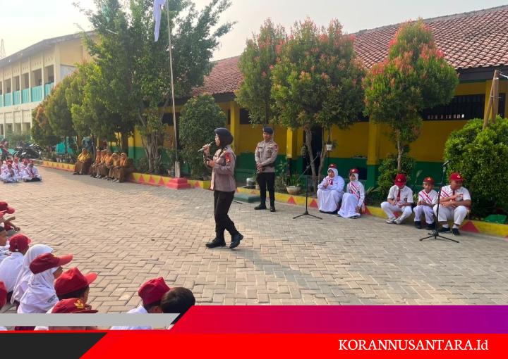 Brimob Polda Metro Jaya Tanamkan Karakter dan Literasi Digital kepada Pelajar SD Bekasi