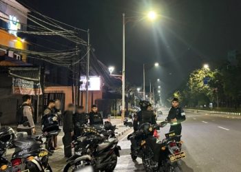 Brimob Metro Jaya Bubarkan Balap Liar di Pulogadung Seorang Remaja Diamankan