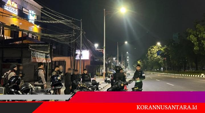 Brimob Metro Jaya Bubarkan Balap Liar di Pulogadung Seorang Remaja Diamankan