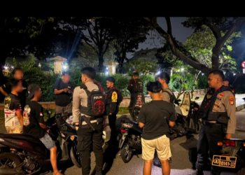 Brimob Metro Jaya Kembali Gagalkan Balap Liar, Empat Pemuda Diamankan di kawasan Taman Mini