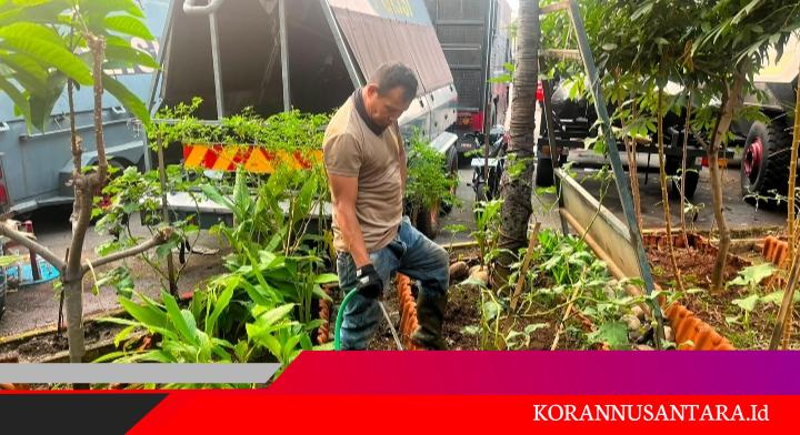 Brimob Polda Metro Jaya Rawat Lahan Produktif, Dukung Ketahanan Pangan Nasional