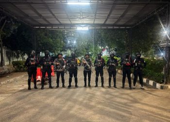 Brimob Polda Metro Jaya Perkuat Patroli Malam, Kamtibmas Bekasi Kota Tetap Kondusif
