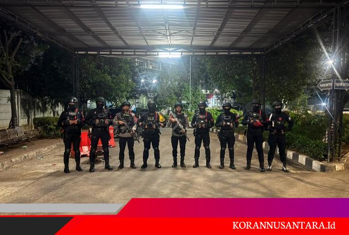 Brimob Polda Metro Jaya Perkuat Patroli Malam, Kamtibmas Bekasi Kota Tetap Kondusif