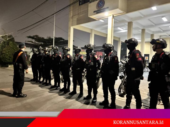 Brimob Polda Metro Jaya Persempit Ruang Gangguan Kamtibmas Lewat Patroli Titik Rawan Di Tangsel