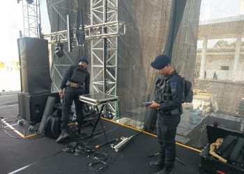 Brimob Polda Metro Jaya Sterilisasi Stadion Madya Jelang Social Chic 2026
