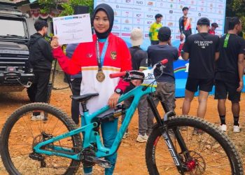 Atlet Kota Bekasi Raih Emas di Kejurnas MTB Downhill 2026, ICF Optimistis Juara Umum Porprov Jabar