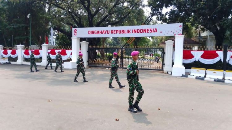 Jelang HUT RI ke-81, Danyonif 14 Marinir Siapkan Pengamanan Objek Vital