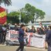 Aksi di Kedubes AS AMPEJAPI Tolak Personnel Protection Agreement