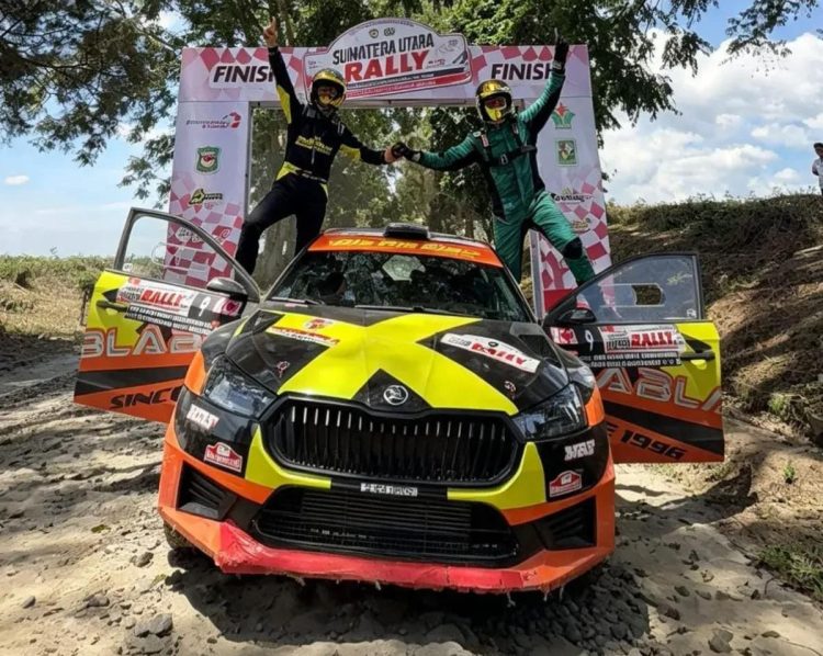 Ijeck Juara APRC 2026 dan Nasional Rally 2026 di Tobasari Simalungun
