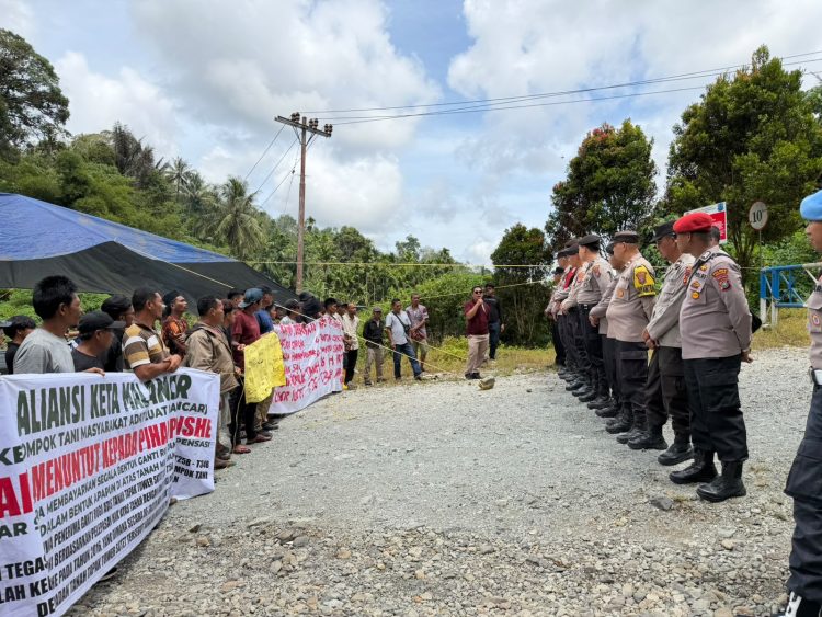 Aksi Jilid II Kelompok Tani Desak PT NSHE Klarifikasi Dugaan Transaksi Lahan 13 Hektare Bersengketa