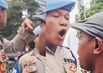 Nyaris Bentrok dengan Propam Tarif Parkir Ojol di Polda Metro Jaya di Protes Fritz Alor Boy