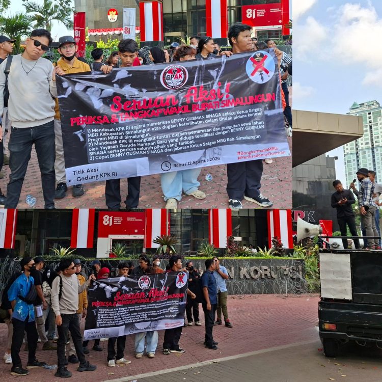 Geruduk KPK, GPAK Desak Benny Sinaga Diperiksa Dugaan Korupsi MBG di Simalungun
