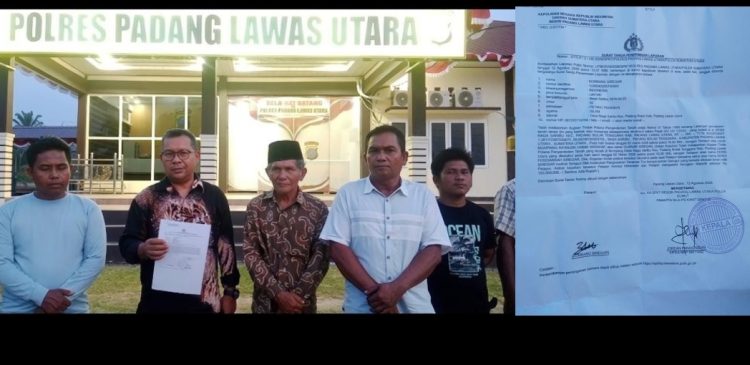 Dugaan Mafia Tanah Kades Nagasaribu Dilaporkan ke Polres Paluta