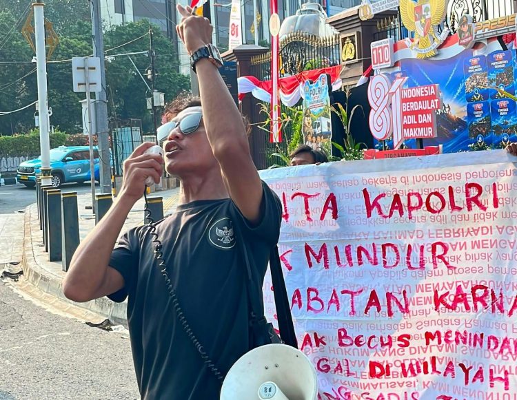Demo Jilid II di Mabes Polri Desak Usut Dugaan PETI Panabari