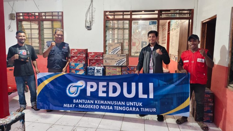 OT Peduli Salurkan Bantuan Logistik untuk 2.000 Pengungsi Gempa Nagekeo NTT