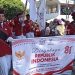 Sekolah Rakyat Padangsidimpuan Semarakkan Karnaval HUT ke-81RI