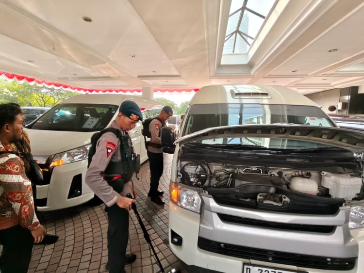 Brimob Polda Metro Jaya Pastikan Keamanan Kunker Menlu China Wang Yi di Jakarta