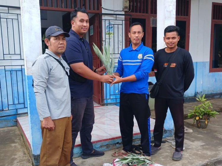 Tingkatkan Pendapatan Warga, PTPN IV PalmCo Salurkan Ribuan Bibit Nanas untuk Dua Desa di Jambi