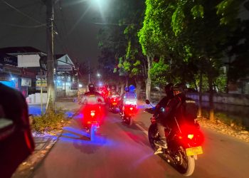 Brimob Polda Metro Jaya Perkuat Patroli Dini Hari di Bekasi Kota