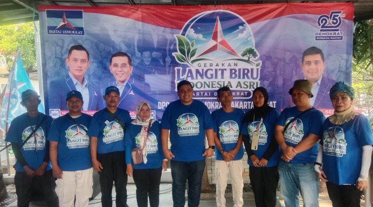 Demokrat Jakarta Pusat Gelar Aksi Lingkungan dan Sosial di 8 Kecamatan