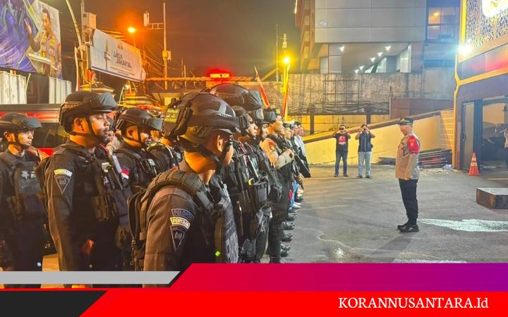 Brimob Metro Jaya Bubarkan Balap Liar, Lima Motor Diamankan di Makasar, Jakarta Timur
