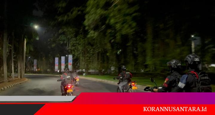 Brimob Polda Metro Jaya Maksimalkan Patroli Malam, Kabupaten Bekasi Tetap Kondusif