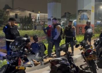 Brimob Polda Metro Jaya Bubarkan Balap Liar di Jaktim, 3 Motor Diamankan