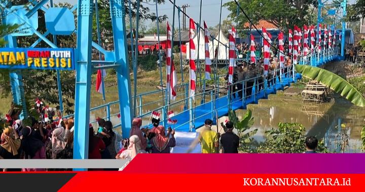 Jembatan Merah Putih Presisi Diresmikan Presiden, Brimob PMJ Tuntaskan Pembangunan di 5 Titik