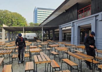 Brimob Polda Metro Jaya Sterilisasi Pastikan Aman JI-Expo Kemayoran Jelang RI Fest 2026