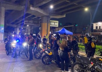 Brimob Polda Metro Jaya Gagalkan Tawuran di Cawang, 2 Sajam Diamankan