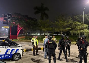 Patroli Brimob Batalyon D Pelopor Sasar Sejumlah Titik di Kabupaten Bekasi, Situasi Kondusif